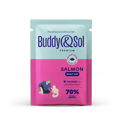 B&S PREMIUM ADULT Влажный корм д/кошек (рыба в соусе) 85г, BS352