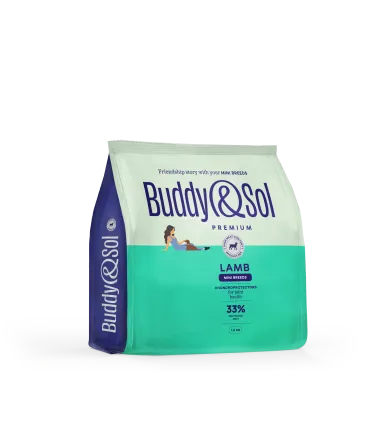 Buddy&Sol PREMIUM ADULT MINI Полнорационный сухой корм премиум-класса с ягнёнком для маленьких пород 1,8