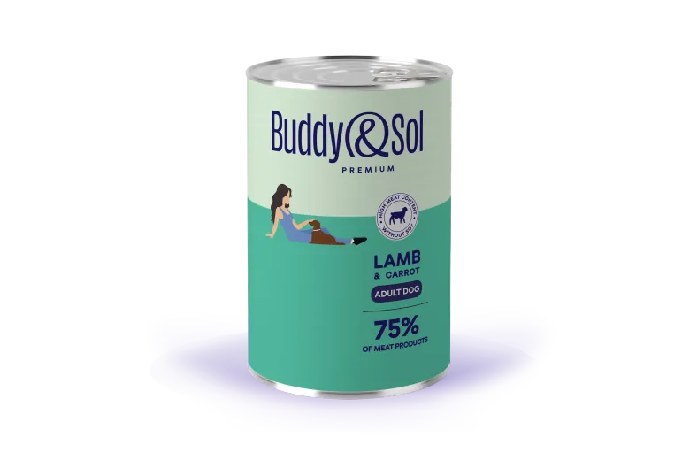 B&S PREMIUM  Влажный корм д/собак всех пород (индейка, с ягненком и морковью), 410г, BS453